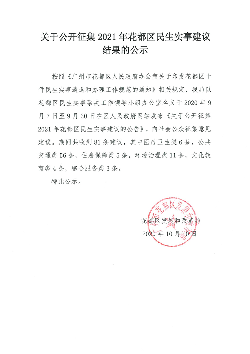 关于公开征集2021年成人直播
民生实事建议的公告的结果公示.jpg