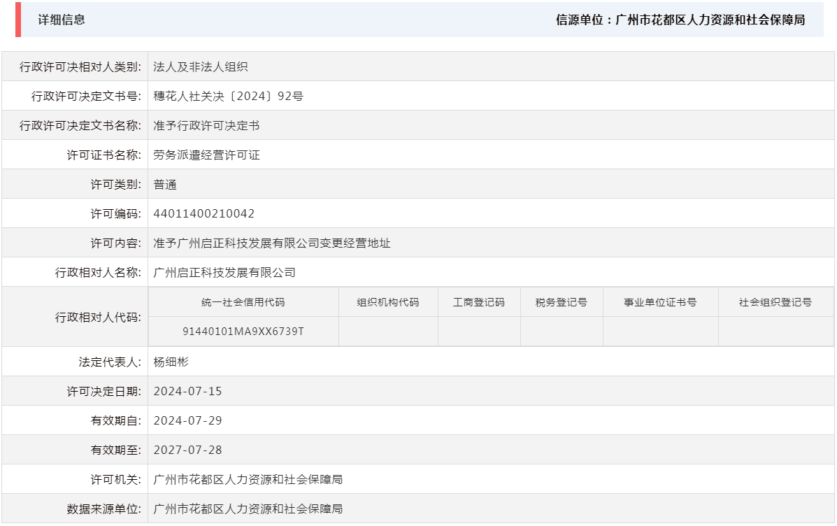 7.15准予广州启正科技发展有限公司变更经营地址.png
